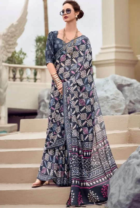 Greyish Blue Printed Mul Cotton Saree_1_1800x1800 1